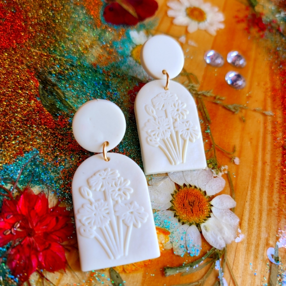 Clay earrings